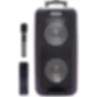 Jvc Battery Powered Trolley Speaker With Wireless Mic In The Box Xs-n518pb