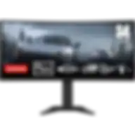 Lenovo Curved Wide Gaming Monitor 34 Inch, 3440x1440 Px, Raven Black, G34W-30