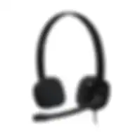 Logitech Wired Stereo Headphones With Rotating Noise-cancelling Microphone, 3.5 Mm Audio Jack H151 Black