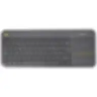 Logitech Wireless Touch Keyboard Dark Ara 102 2.4ghz International K400 Plus Black