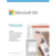 Microsoft 365 Personal For Pc, Mac, Ios And Android, English Subscription, Middle East Version, 1 Year License For 1 User