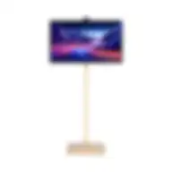 Powerology 32 Inch Google 4k Screen 4k Camera Gold P32uhdtgd