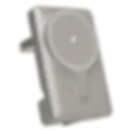 Powerology 5000mah Power Bank Magsafe Charging Air-vent Mount Titanium Ppbcha32ti