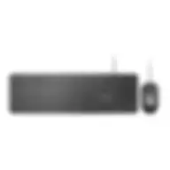 Promate Wired Keyboard With 1200 Dpi Mouse 106-keys Quiet, Slim Design And Angled Kickstand Combo-km2.en