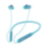 Promate Wireless Neckband Earphones, Hd Active Noise Cancelling Tooth Earphones Blue