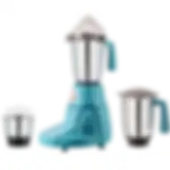 SONASHI SB-150SS 3-in-1 Mixer Grinder Sky Blue