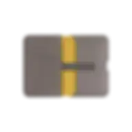 Uniq Lyden Ds Rfid Blocking Magnetic Wallet Flint Grey/canary Yellow Lydendsmwfgycyl