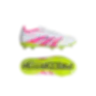 Adidas Predator Elite Firm Ground Boots Kids Cloud White / Lucid Pink / Lucid Lemon Size 28