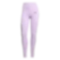 Adidas Women Optimé 3-stripes Full Length Leggings Powder Plum Jx7323 Size 2xs