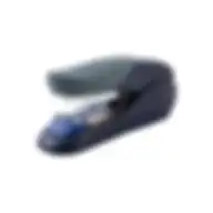 Max Half Strip Flat Clinch Stapler Blue/silver