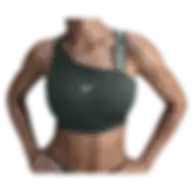 Nike Pro Swoosh Asymmetricalwomen's Medium-support Padded Sports Bra V6526-338 Size Xl