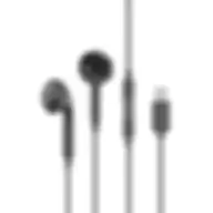 Promate Usb-c Earphones Gearpod-c2 Premium Hd Sound Usb Type-c Wired Headphones With Mic Black